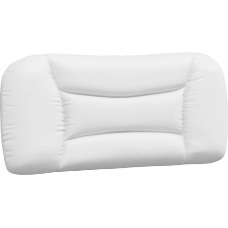 Coussin de tête de lit Hvar blanc 90 cm similicuir CFW24527 (1/5)