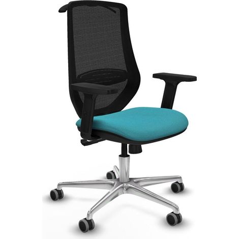 Piqueras-y-crespo Mardos Chaise de bureau turquoise confortable (1/3)