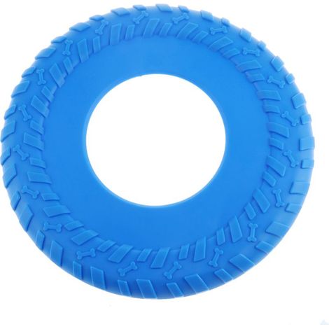 Frisbee pour animaux de compagnie Os bleu