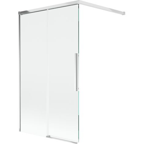 Mexen Rox paroi de baignoire à 2 volets coulissants 140 x 150 cm, transparent, chrome - 8C9-140-003-01-00