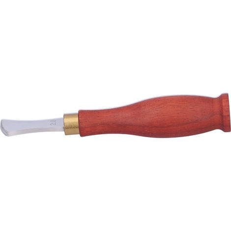 Lederfalzwerkzeug mit flacher Rille, DIY-Knick- und Faltwerkzeug, 2,0 mm (1/5)