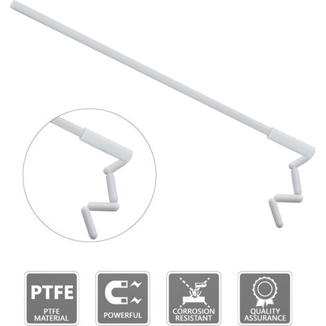 Dispositif expérimental de récupération magnétique en PTFE, barreau magnétique, aimant magnétique en PTFE, tige d'adsorption