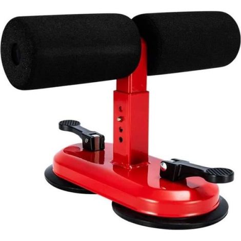 Double Ventouse Portable Sit-Up Bar Aid-Accessoires Santé Appareil Abdominal pour Hommes et Femmes Multifonction Auto-succion–red (1/4)