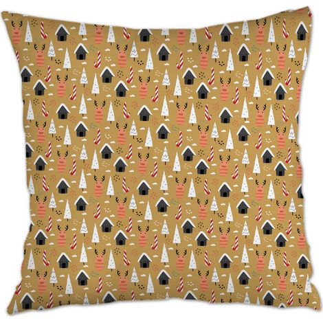 Housses de coussin en polyester résistante résistant au lavage pour canapé ou lit, décoration de Pâques (1/5)