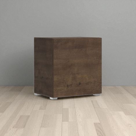 Pensile con base a terra reversibile 60x60 Isoka Noce (1/4)