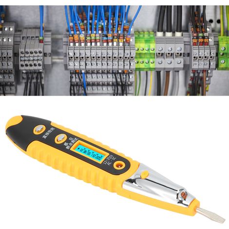 Stylo électrique multifonction avec écran digital, haute précision pour détection de courant AC/DC 12-250V. (1/5)