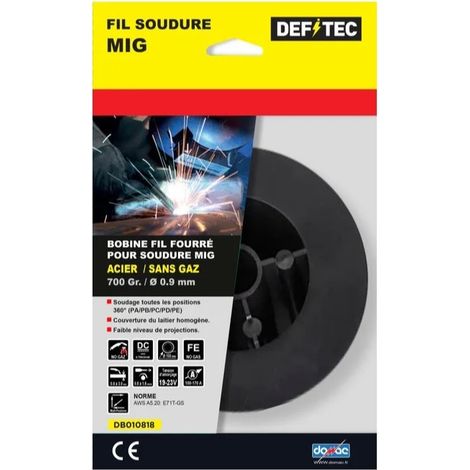 CENTRALE BRICO Bobine de fil fourré gris, Diam.0,9 mm, P.800 g