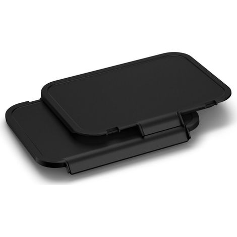 Tefal OptiGrill XA733810 - Piastre Plancha, per Tefal OptiGrill 2 in 1 e 4 in 1, per grigliare cibi delicati, in alluminio pressofuso antiaderente, colore nero (1/3)