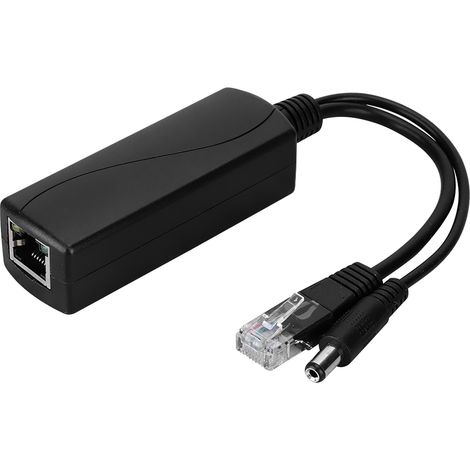 Adaptateur POE 48V à 12V Splitter Injecteur pour Caméras Sécurité Huawei Hikvision (1/5)
