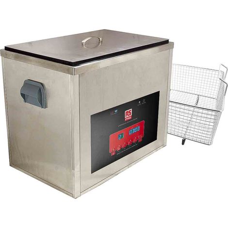 Cuve de nettoyage ultrasons RS PRO, 36L, 720W, 800W ( Prix pour 1 )
