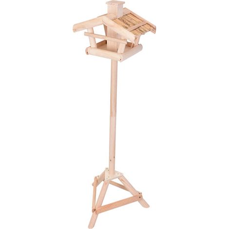 CASA PAJAROS PEDESTAL PINO