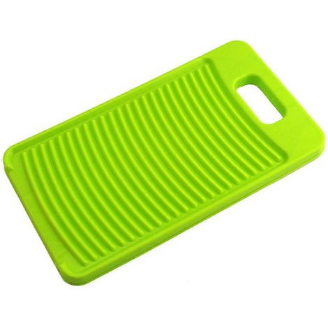 Planche à laver antidérapante en plastique pour le lavage du linge à la maison (verte)-2815.5cm-Green (1/3)