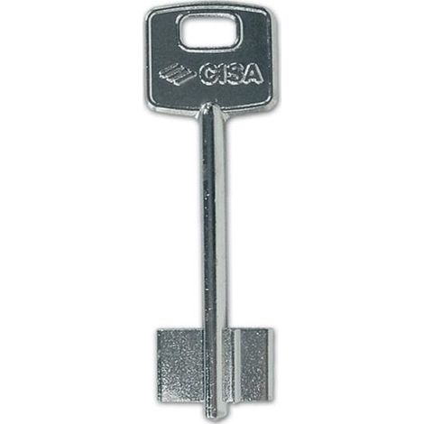Chiave Cisa Art 00100.00.1 Testa Ferro Lunghezza 35 mm per serrature da infilare