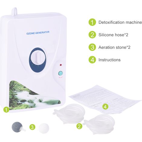 Ozongenerator/Luftreiniger, 600 mg/h, reinigt Luft und Wasser von Öl, Gemüse, Fleisch und Wasser, EU-Stecker 220 V (1/5)