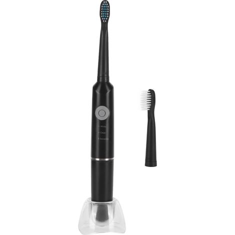 Brosse à dents électrique sonique waterproof pour adulte - 3 modes réglables - Voyage et maison - Noir (1/5)