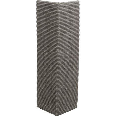 Trixie Kratzbaum XXL grau aus Sisal und weichem Plüsch