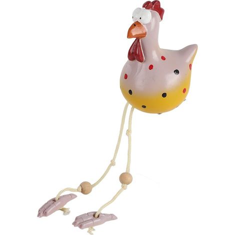 Décoration jardin poule céramique Hilde figurine animal ornement artisanat décoratif pour maison (1/5)