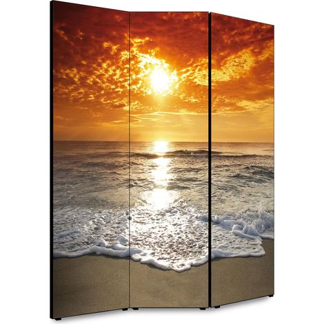Lupia - Separe' per interni, Divisorio 135,6 x H 176 x P 3,1 cm L'IMMENSO paravento 3 Ante in legno con Tele stampate fronte retro Soggetto unico (1/4)