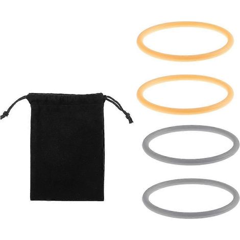 Lot de 4 sangles de genou pour le soutien du tendon rotulien, fines bandes de silicone pour soulager les douleurs au genou (1/5)