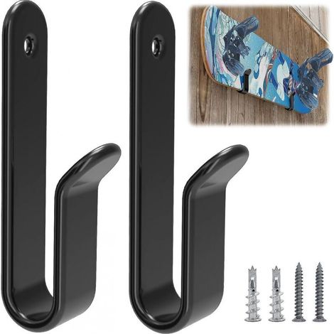 [JAMAIS UTILISÉ]Lot de 2 clips de fixation murale horizontale pour snowboard, support mural pour snowboard, rangement pour snowboard, présentoir mural pour snowboard (1/4)