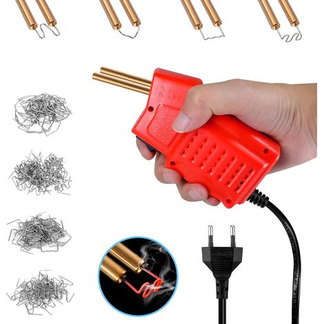 1 kit de machine à souder en plastique portable pour la réparation des pare-chocs de voiture, des douilles de lampe et des pièces en plastique, kit de soudure portable (1/5)