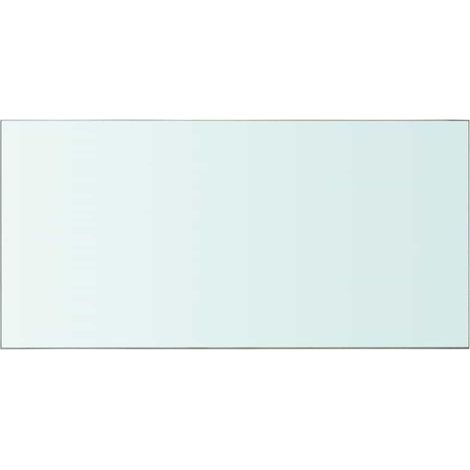vidaXL Regalpaneel Glas transparent 60 x 30 cm