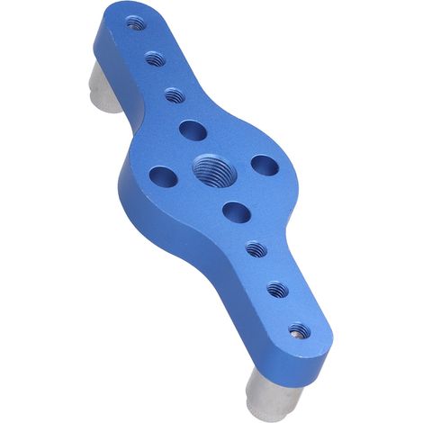 Gabarit de perçage pour tourillons, en alliage d'aluminium anodisé, précis et rapide, à centrage automatique, kit pour le travail du bois et le bricolage. (1/5)