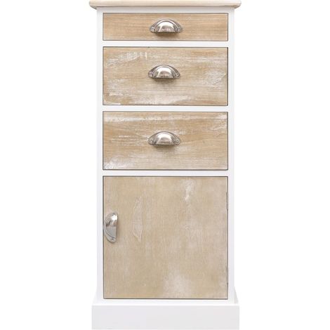 Meubles de Rangement,Armoire latérale 38x28x86 cm Bois de Paulownia CFW254802 (1/5)