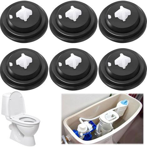 6 Pièces Rondelles de Diaphragme, Joint Chasse d'Eau WC, Membrane Robinet Flotteur, Joints de Diaphragme à Entrée Latérale pour l'Entretien des Chasses D'eau des Toilettes, Joint Chasse d'Eau (1/5)