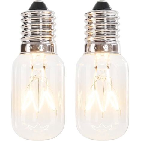 Ampoule E14 15W Blanc chaud à capsule T22 pour réfrigérateur, machine à coudre, hotte et congélateur Éclairage fiable (1/5)
