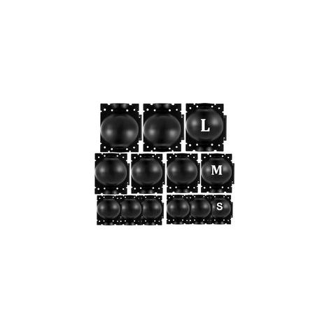 15 pcs Boîte Culture Racines Plantes Dispositif d'Enracinement Plantes Réutilisable Propagation Haute Pression Ball Rooter Box Greffage Botany Root Controller Plantes Reproduction Asexuée (L+M+S, Noi