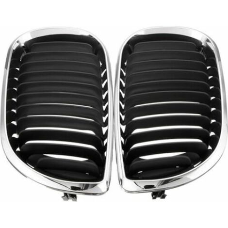 BMW 3er E46 (2002–2005) Frontgrill, Schwarzchrom, Paar, direkter Ersatz, Hochglanzlackierung (1/5)