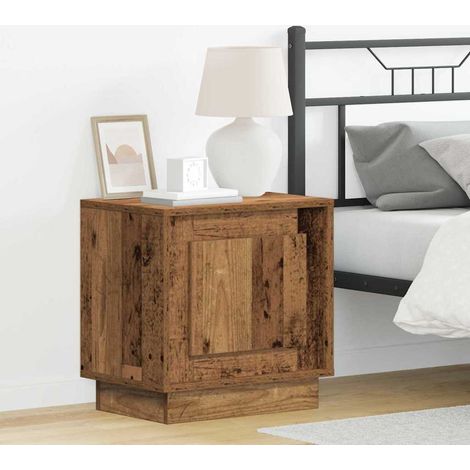 Nachttisch 2 pcs Altholz 44 x 34,5 x 45 cm Holzwerkstoff