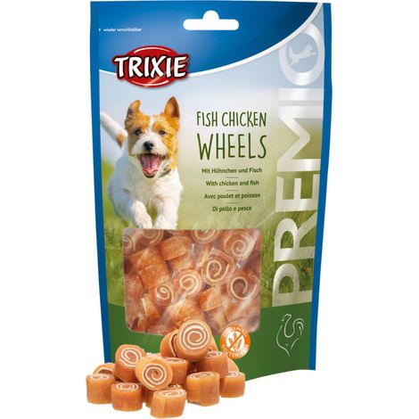 Friandises mini rouleau au poulet et poisson 75 g pour chien - Trixie (1/4)