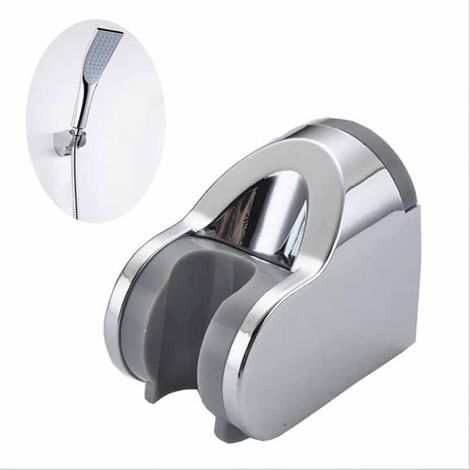 Support de pommeau de douche réglable — Base sans perçage pour douchette à main — Support de fixation pour douchette de salle de bain (1/5)