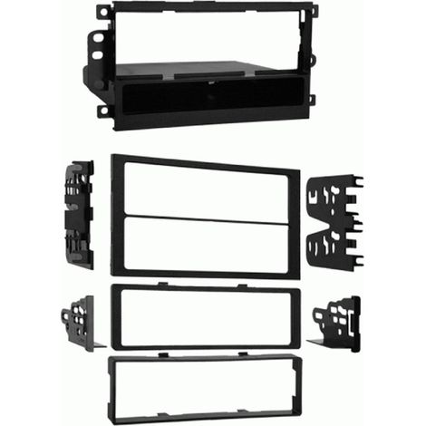 Support Autoradio 2Din avec compartiment GM Isuzu Suzuki noir