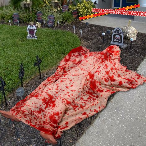 Halloween Horror Glowing Sound Bloody Corpse-KZQ