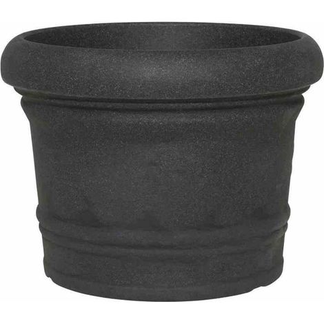 Pflanzgefäß NORAH 35 anthrazit Ø 35 x 26 cm (1/4)