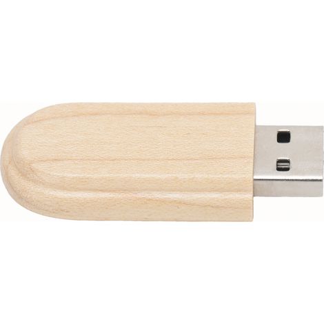 Tragbarer Mini-USB-Stick aus Holz mit Box – 16 GB CM100021 Flash-Speicher für Computer