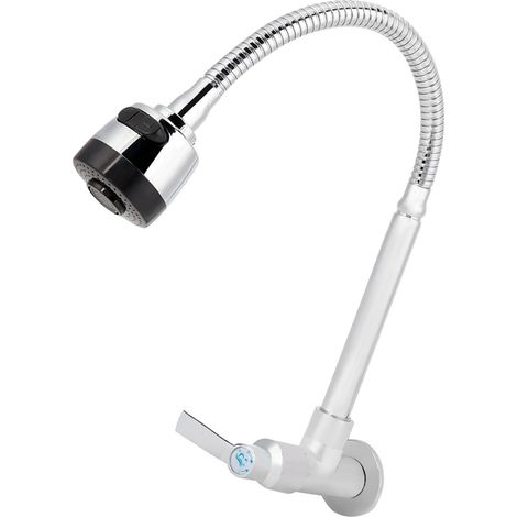 Robinet mural de cuisine domestique G1/2 pouce, eau froide simple, pivotant à 360° (1/5)