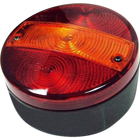 Feu à 3 fonctions clignotant, stop, veilleuse – Tension 12V/24V – Diamètre 140mm – Installation simple entraxe 45mm (1/2)