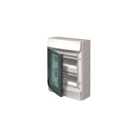 ABB – Coffret électrique nu 2 rangées 12 modules – IP65 pour environnements extérieurs – Résistance aux chocs IK10 – Facilité d'installation