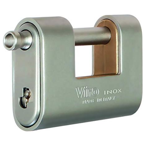 Lucchetto corazzato Panzer in acciaio inox mm 86 4117.X Viro (1/4)