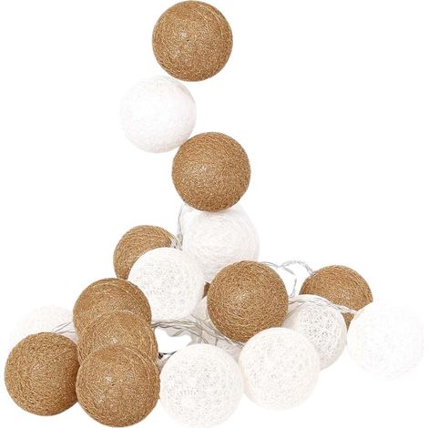 Guirlande lumineuse - AC-DÉCO - Eucla - 3,45 m - 20 LED - Doré, Multicolore (1/5)