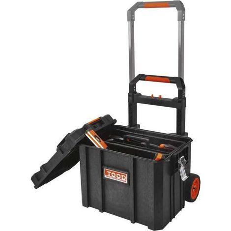 Mallette/bac a outils - TOOD - Étanche - Roues et poignée - 56x37x41 cm (1/3)