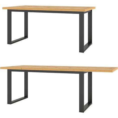 Ausziehbarer Esstisch MILO 170-220cm, Eichenfarbe