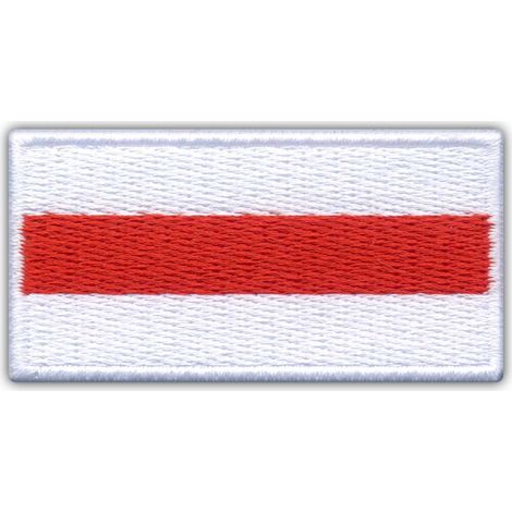 Aufnäher mit der Flagge von Belarus – historisch – Magnetische Rückseite – Gestickter Aufnäher/Abzeichen/Emblem