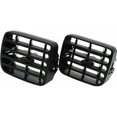 RHG Couvercle De Calandre De Panneau D'Aeration De Voiture, Grille De Buse D'Aeration De Grille De Ventilation Adaptee Pour Renault Clio 1998-2006, Noir (1/5)