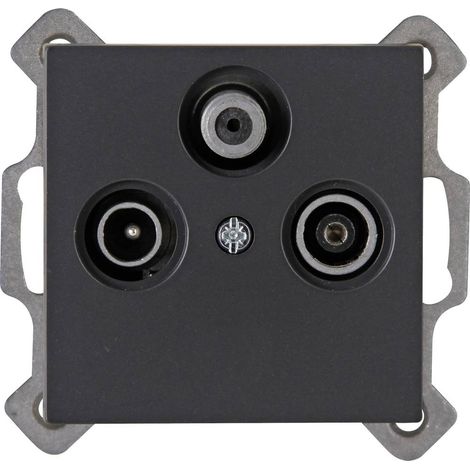 Prise d'antenne KOPP Athenis, anthracite, 3 entrées (1/2)