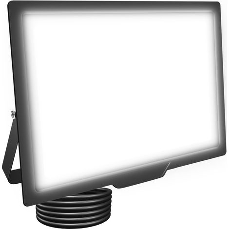 150W Projecteur LED, 15000LM Spot Led Extérieur, 6000K Blanc Froid Extérieur Eclairage de Sécurité, IP66 Etanche Éclairage mural d'extérieur pour Jardin, Garage, Cour, Entrée,Terrasse